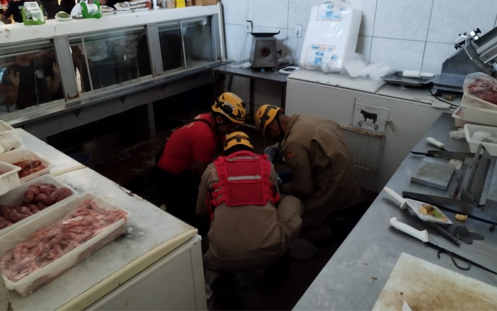 A vítima morreu ainda no local. Foto: Divulgação/Corpo de Bombeiros