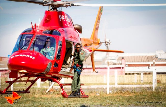 Centro de Operações Aéreas do Corpo de Bombeiros Militar de Goiás. Foto: 1º Sgt BM Dennis