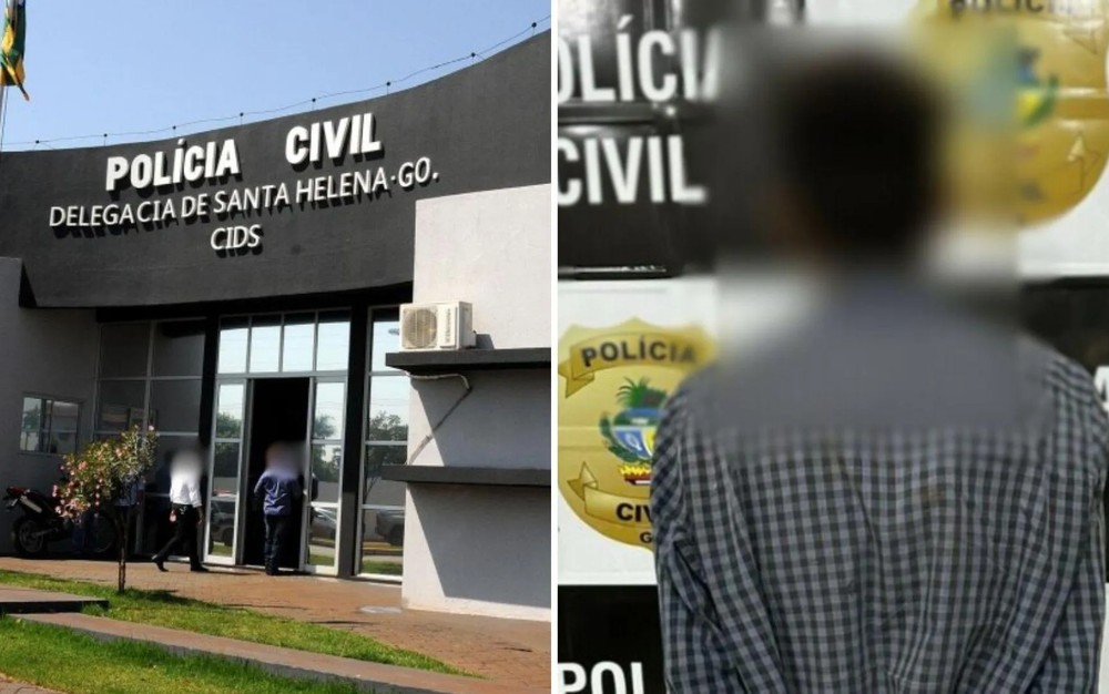Foto: Reprodução/Prefeitura de Santa Helena de Goiás e Divulgação/Polícia Civil