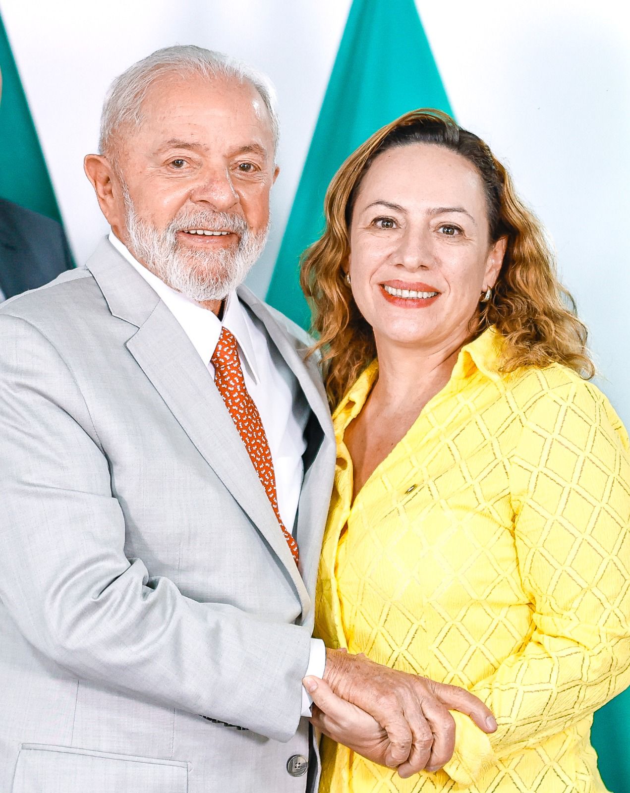 Adriana Accorsi tem encontro com presidente Lula, em Brasília