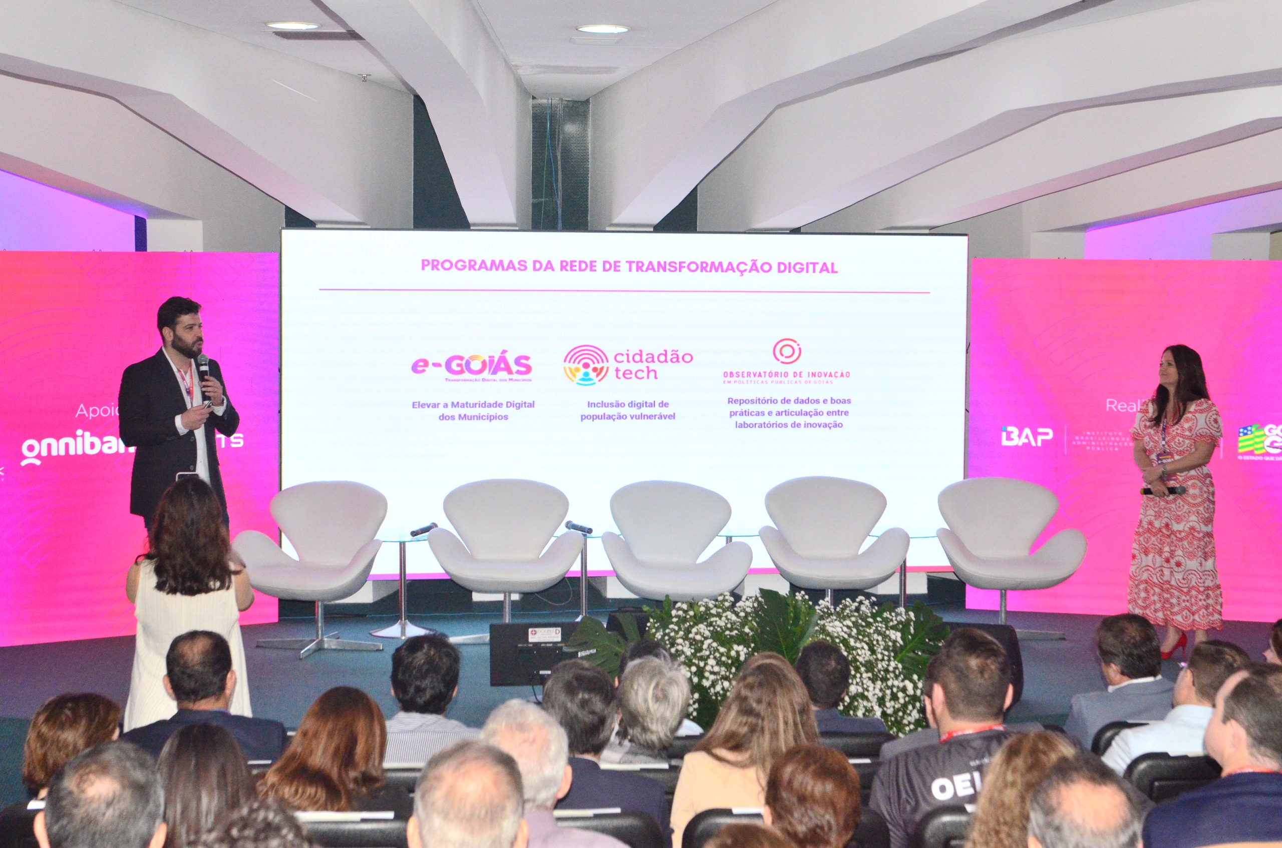 Programa do Governo de Goiás, lançando nesta quarta-feira (15/05), visa apoiar, fomentar e acelerar a transformação digital nos municípios goianos. Foto: Secti