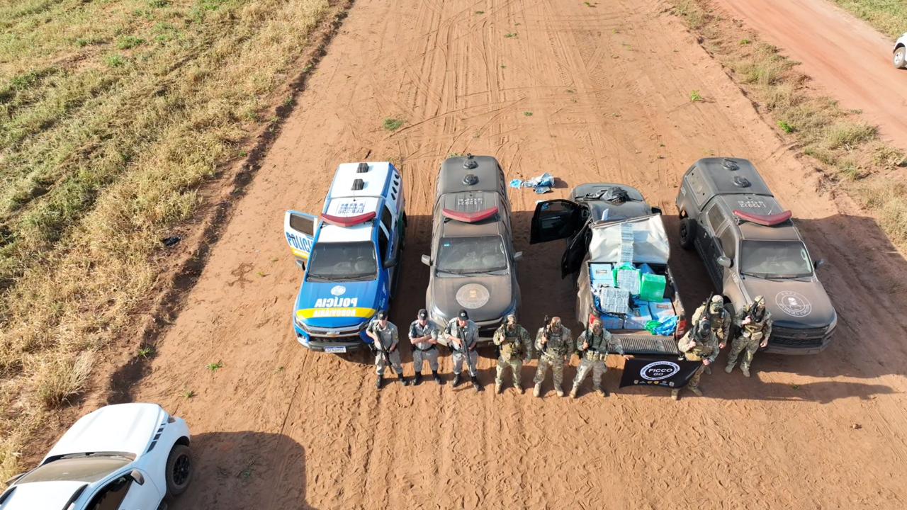 Operação envolve DOEsp-Chale do BOPE PMGO, TOR, FICCO-PF e Polícia Penal. Foto: Divulgação
