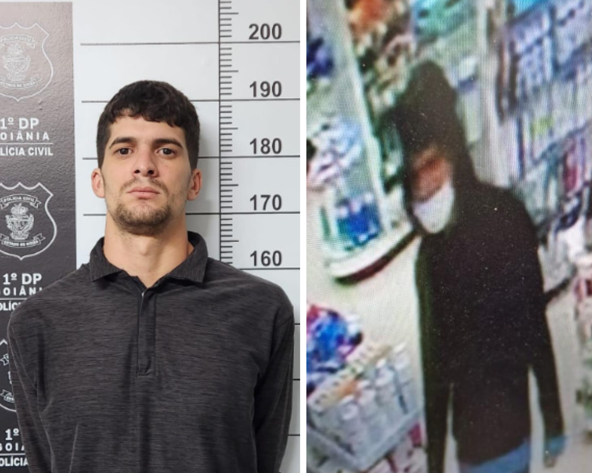 Mandado de prisão preventiva é cumprido após crimes ocorridos no Setor Sul. Foto: Montagem Tribuna do Planalto