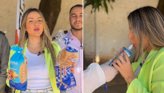 Estudo revela presença de álcool em marcas populares de pães. Foto: Reprodução Detran-GO