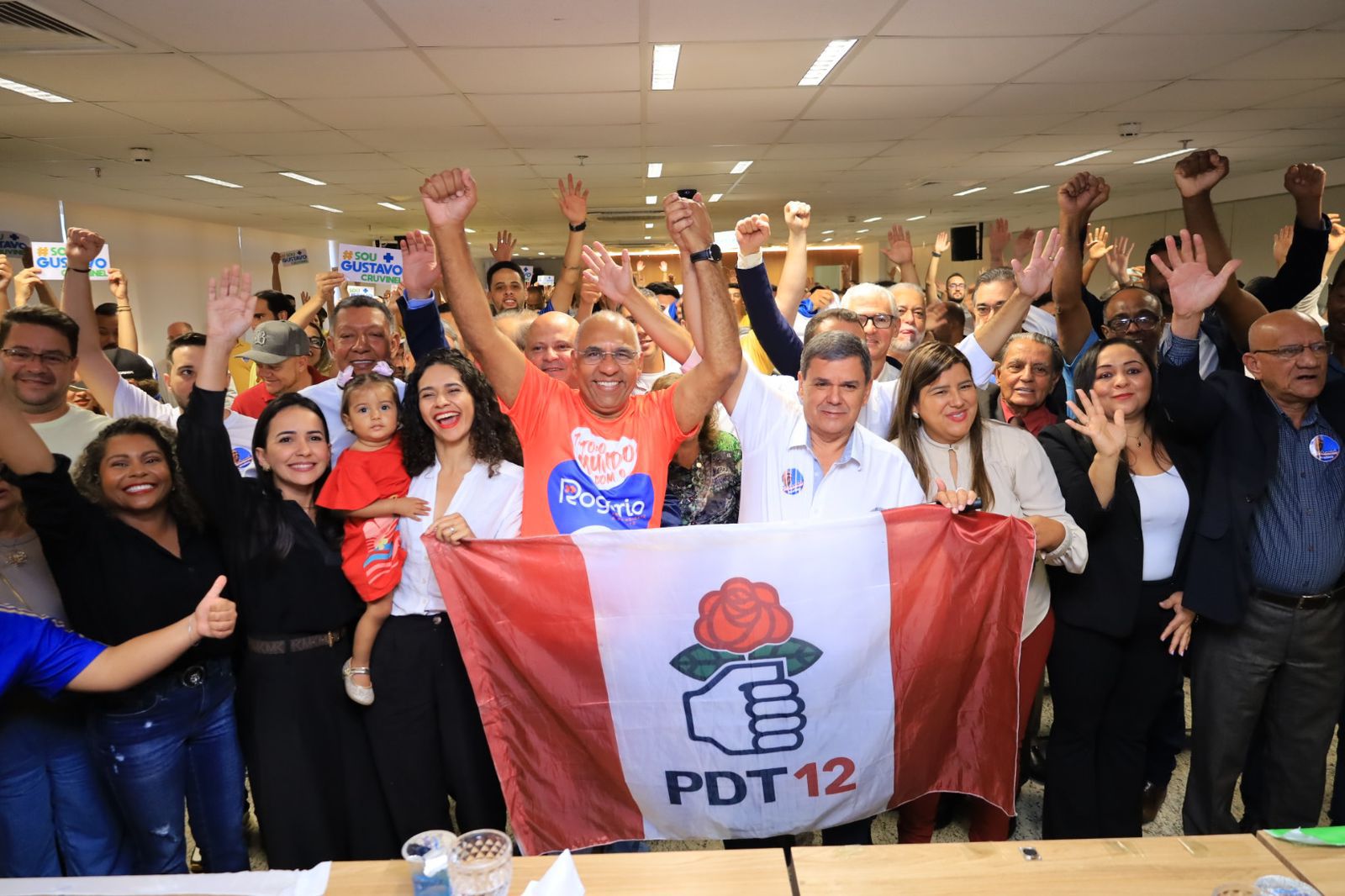 PDT confirma apoio à reeleição de Rogério. Foto: Reprodução