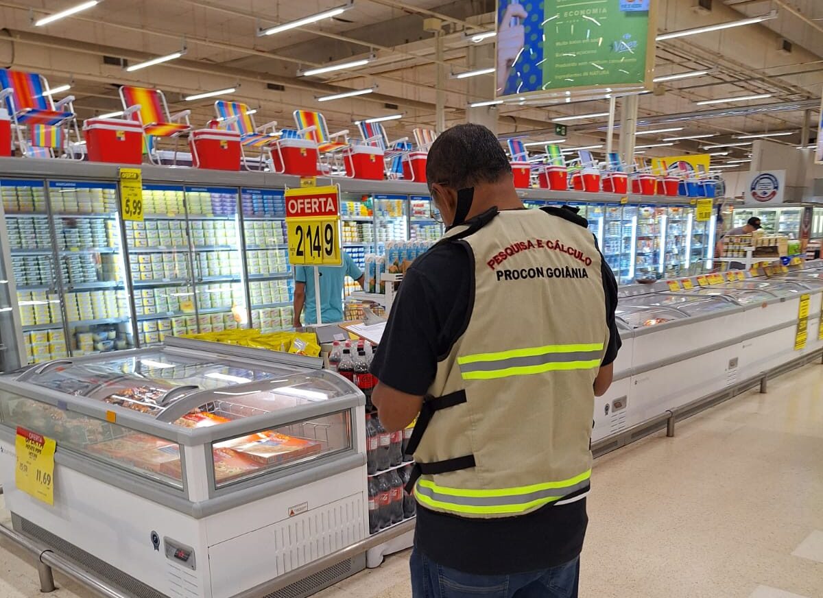 Variação de até 190% nos preços da cesta básica em Goiânia impacta orçamento das famílias. Foto: Procon Goiânia