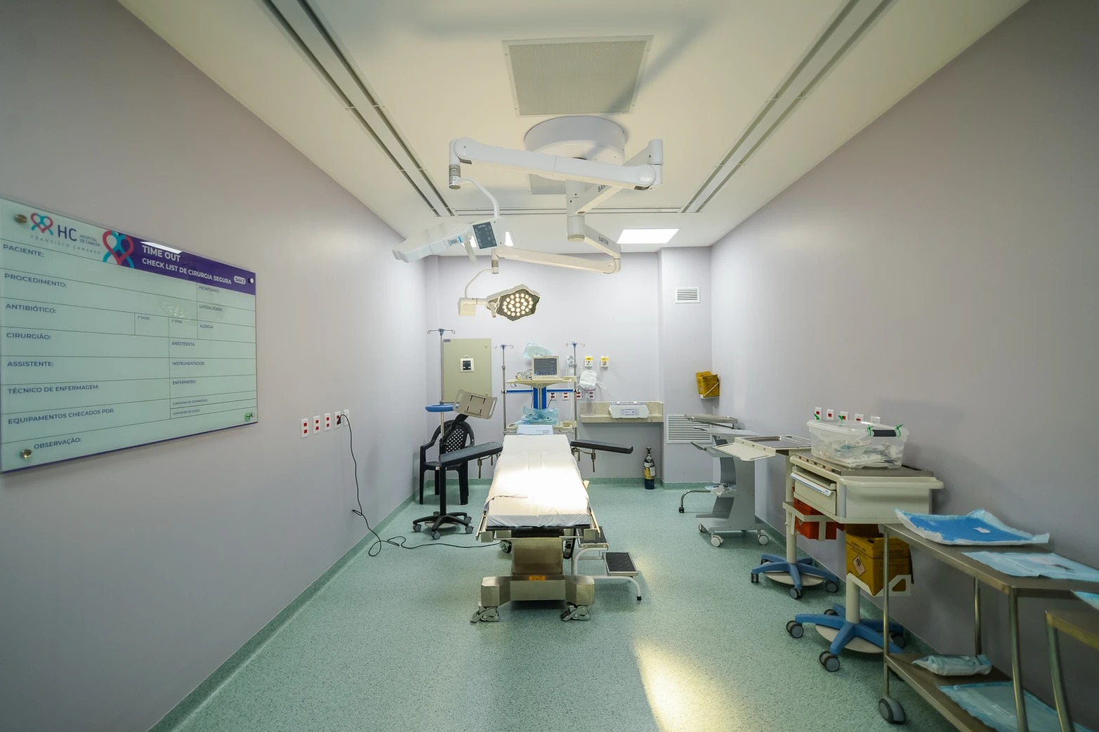 Centro cirurgico do Hospital de Cancer Francisco Camargo. Foto: Agência Guará
