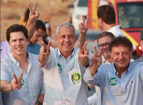 Daniel Vilela, vice-governador de Goiás e líder do MDB, expressa otimismo nas eleições municipais, prevendo que sua aliança com o União Brasil conquistará mais de 150 prefeituras no estado