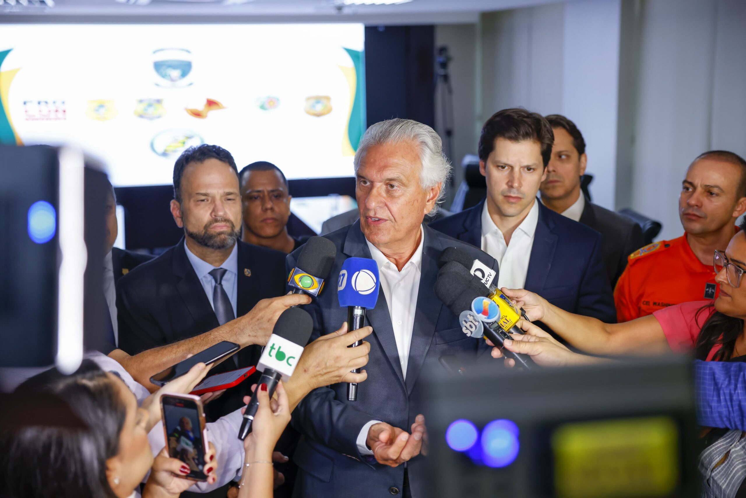 Governador Ronaldo Caiado apresenta indicadores criminais de Goiás do terceiro trimestre de 2024
