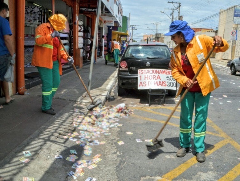 Apesar do grande volume de resíduos, a companhia registrou uma redução de 40% em relação a anos anteriores. Foto: Comurg