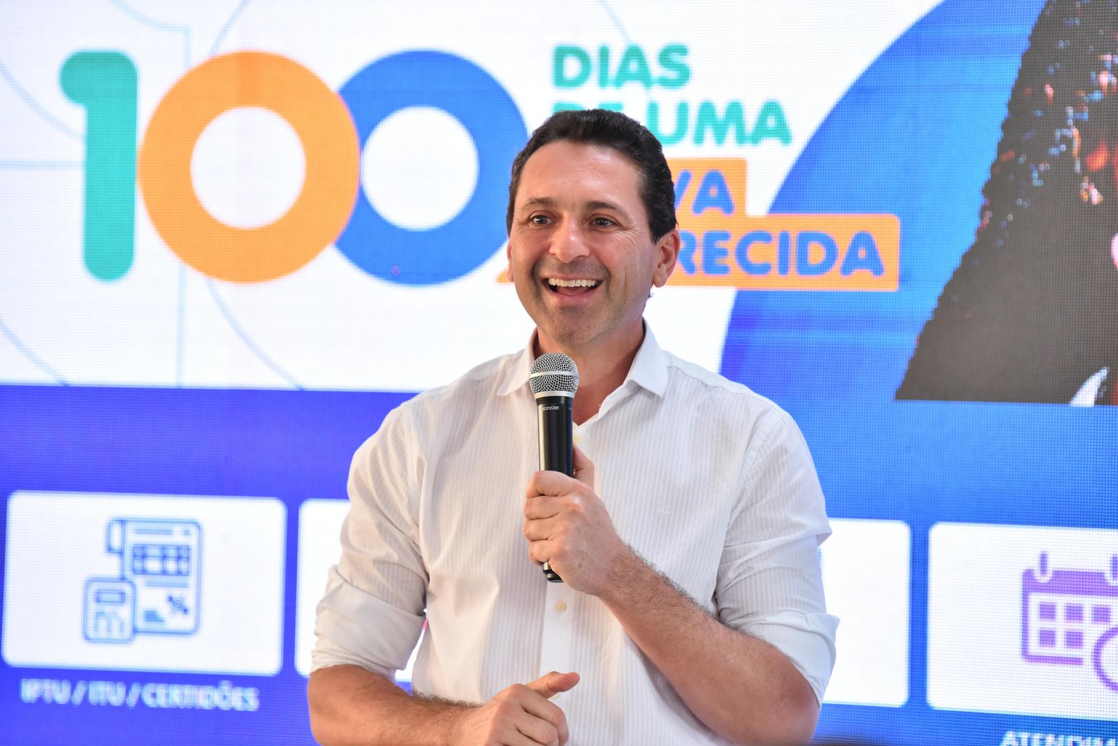Leandro Vilela tem gestão de Aparecida aprovada por 42,2%, aponta pesquisa