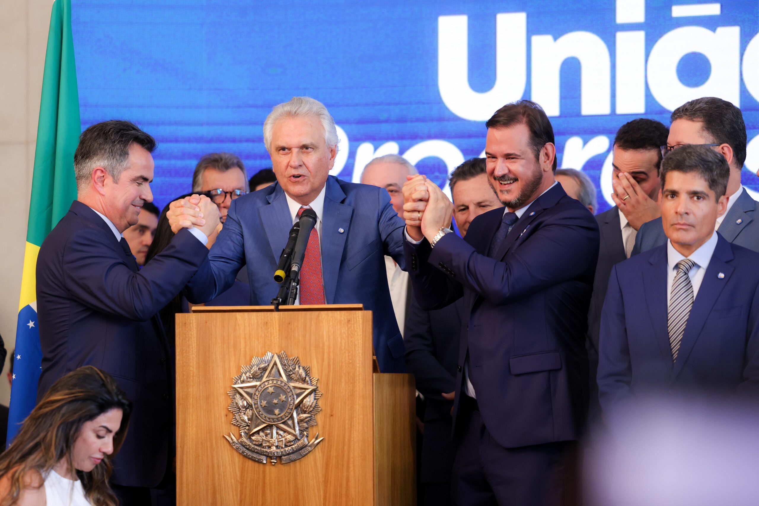 Caiado destaca sentimento de mudança do país no lançamento da federação entre União Brasil e Progressistas