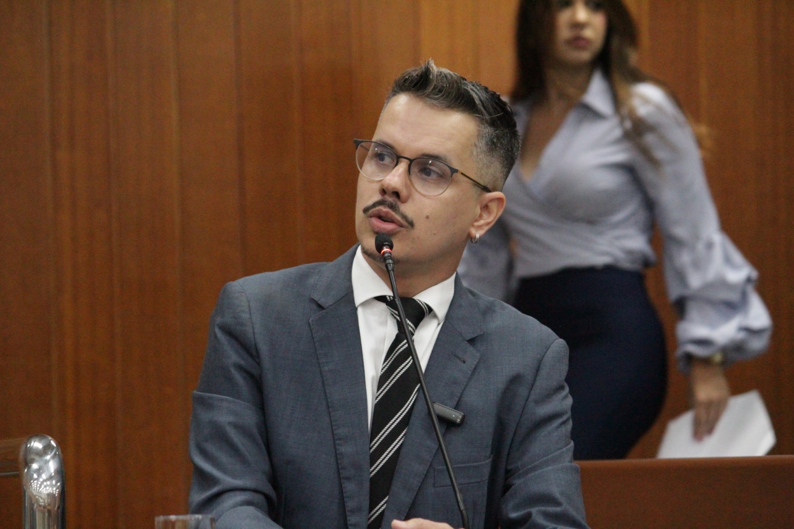 Fabrício Rosa denuncia medidas higienistas em relação à população em situação de rua de Goiânia - Foto Gustavo Mendes - Câmara Municipal