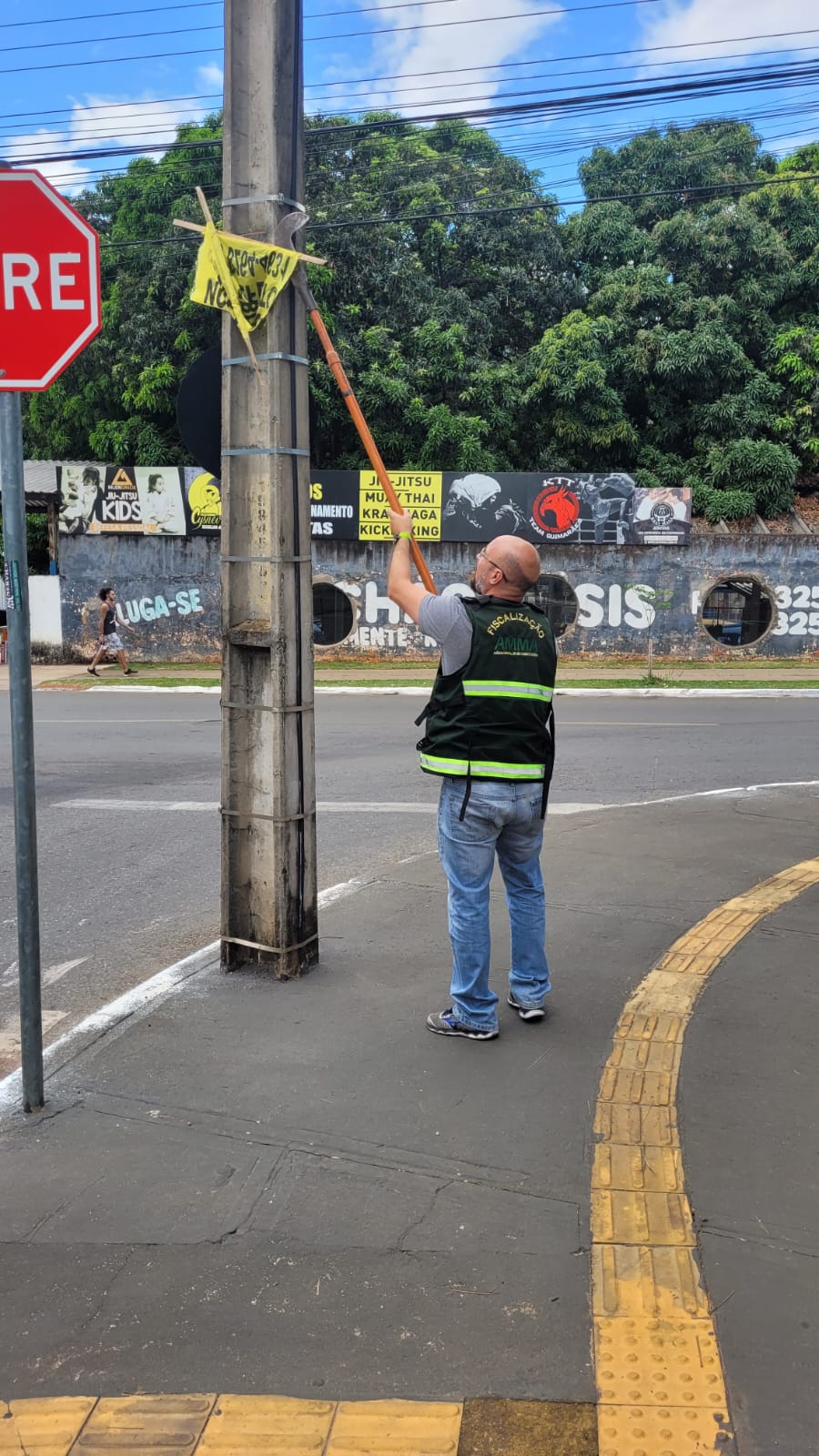 Prefeitura retira mais de 6 mil publicidades irregulares das ruas de Goiânia