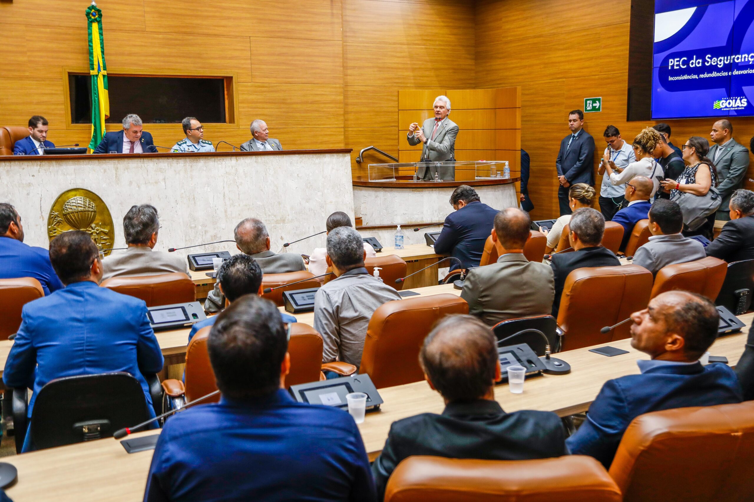 Caiado defende em Sergipe sistema integrado de segurança pública
