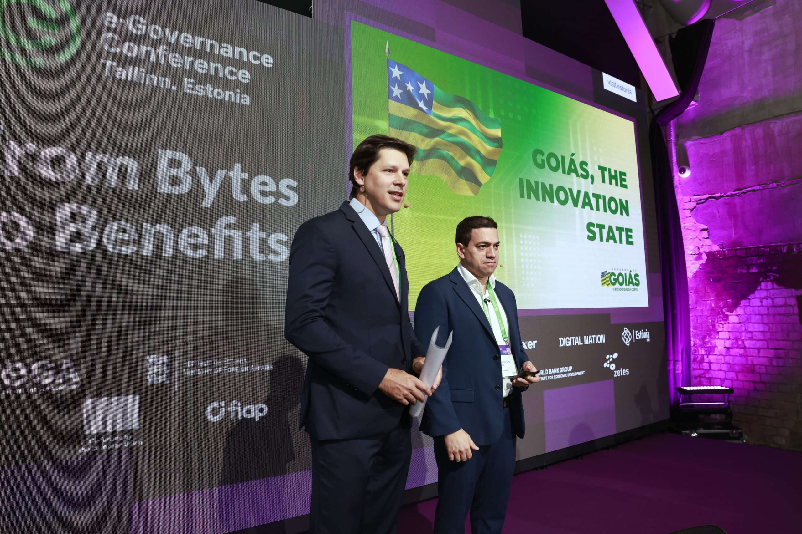 Daniel Vilela apresenta avanços de Goiás em tecnologia e inovação na Estônia