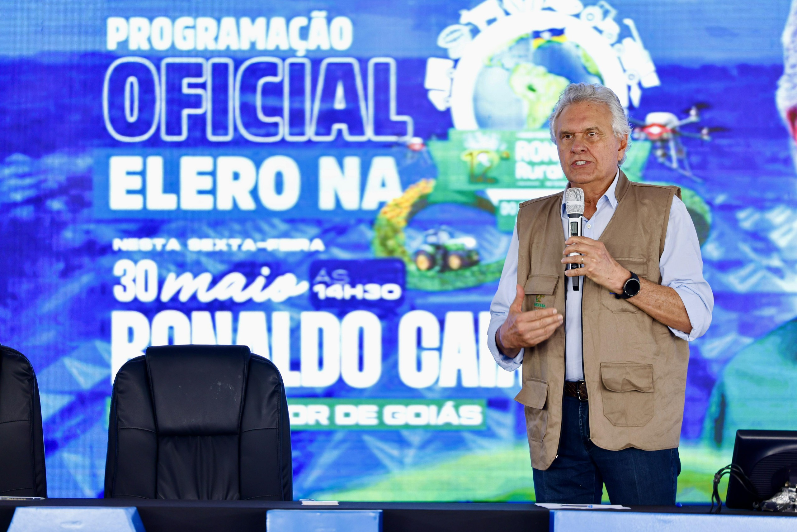 Caiado destaca força do agronegócio e políticas públicas goianas durante palestra em Rondônia