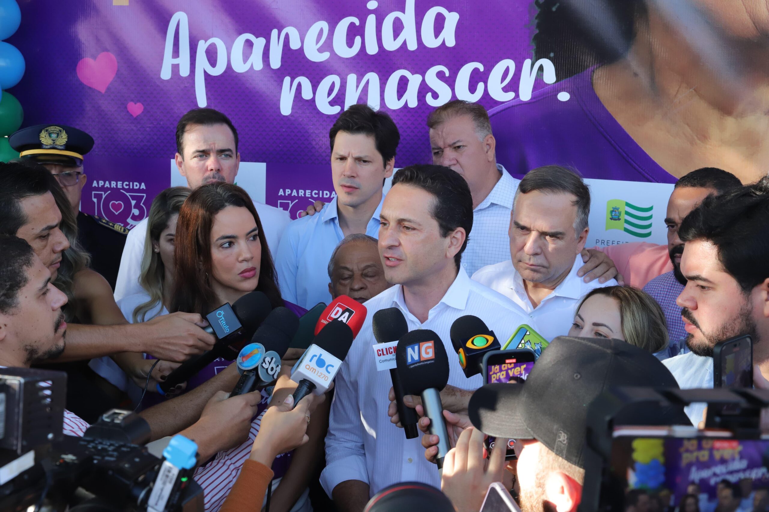Aparecida celebra 103 anos com pacote de R$ 150 milhões em obras, anuncia Leandro Vilela