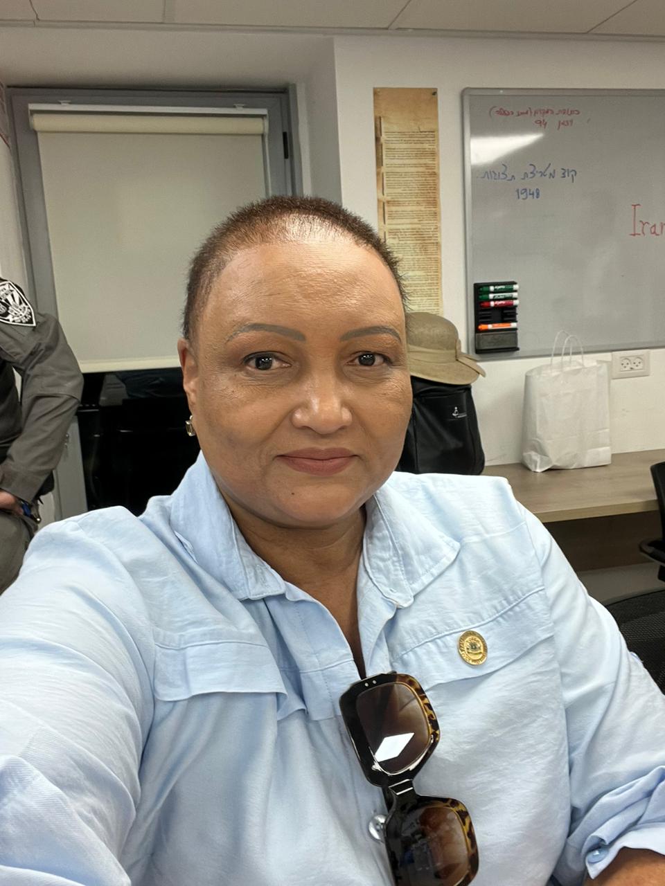 Coronel Cláudia Lira chega a Cabo Verde, na África