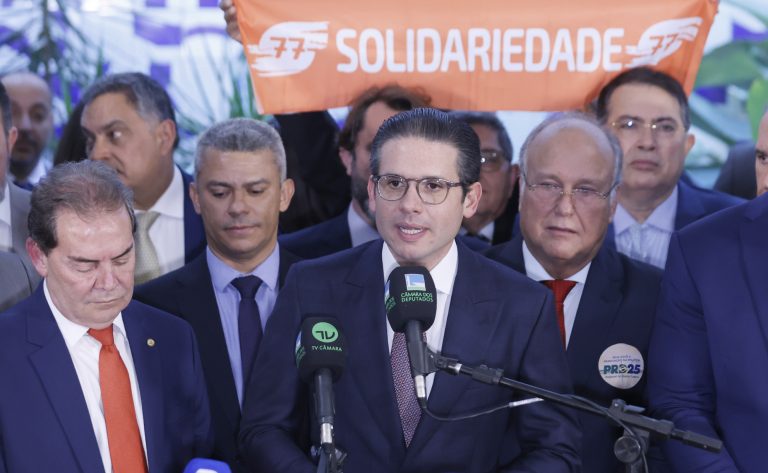 Solidariedade e PRD oficializam federação com foco nas eleições de 2024 - Foto: Marina Ramos / Câmara dos Deputados Fonte: Agência Câmara de Notícias