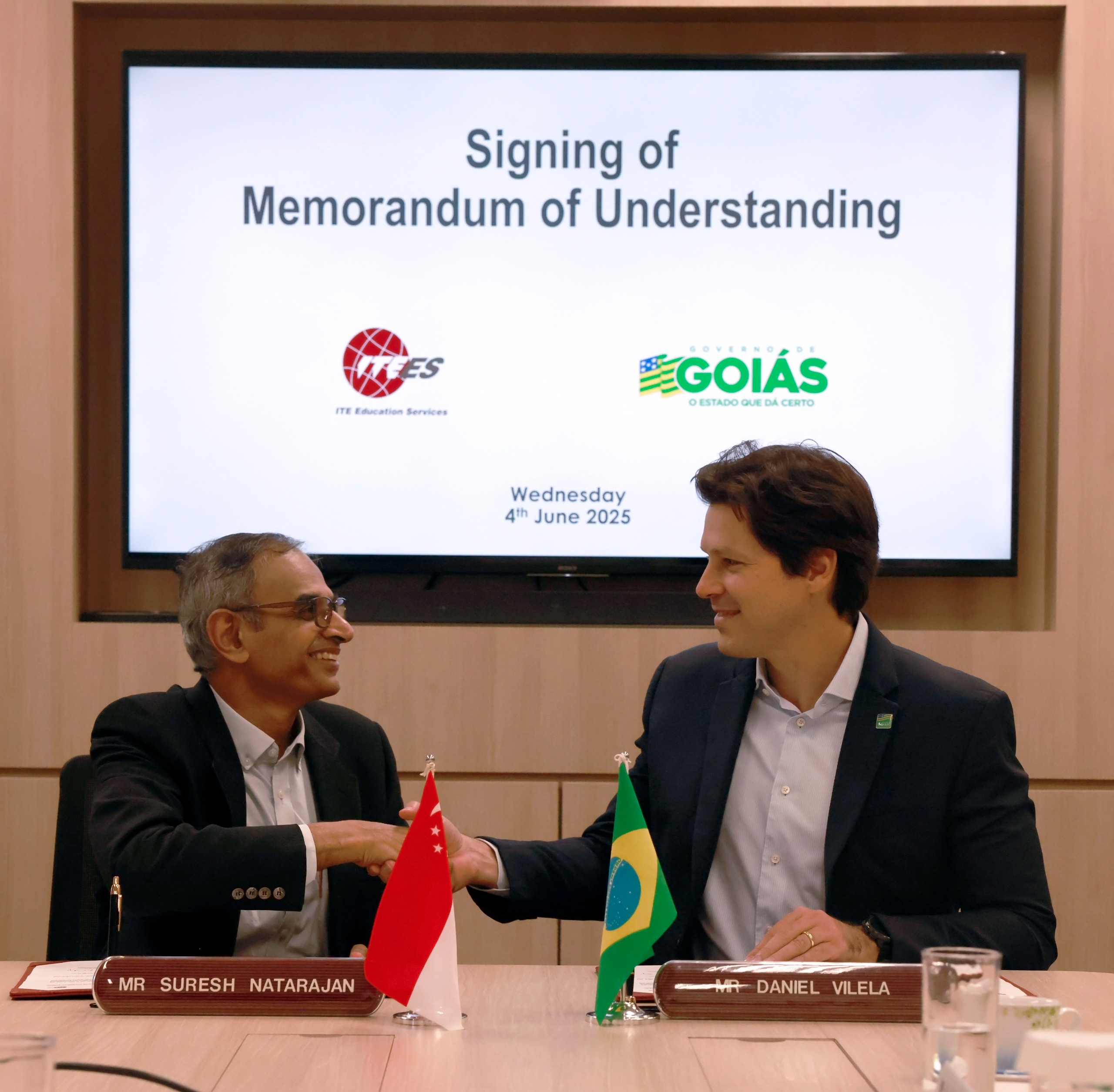 Goiás firma parceria com instituto de ensino de tecnologia de Singapura