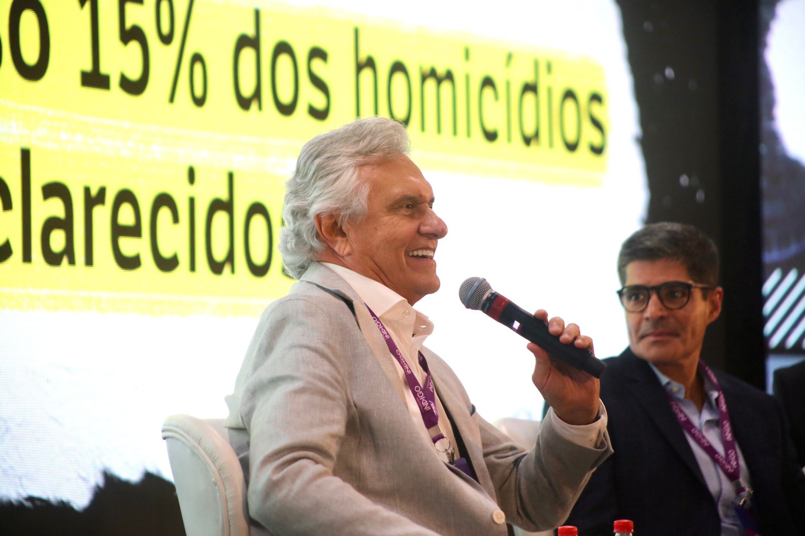 Na Bahia, Caiado destaca investimentos em segurança pública