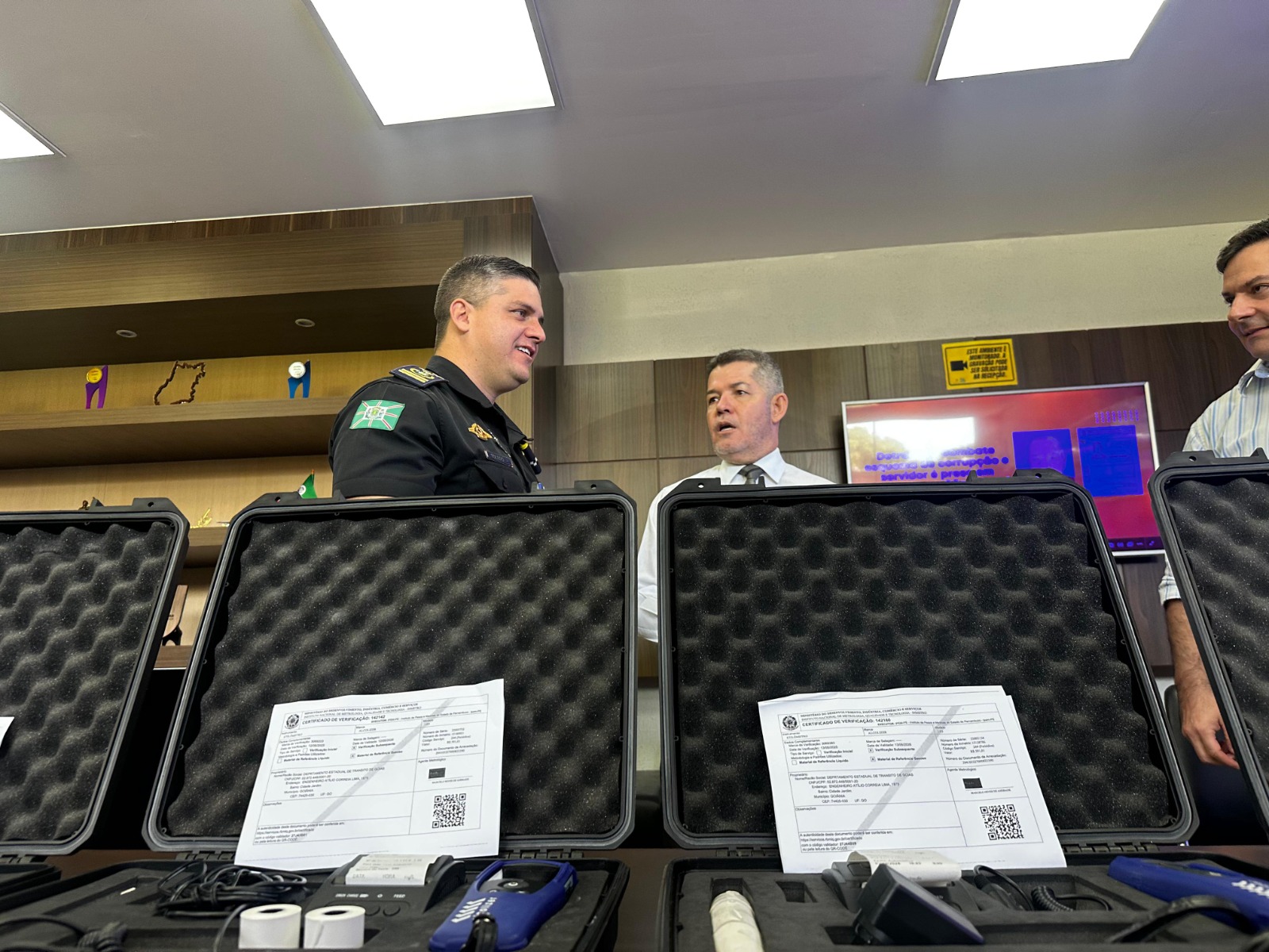 GCM recebe etilômetros do Detran para a Balada Responsável