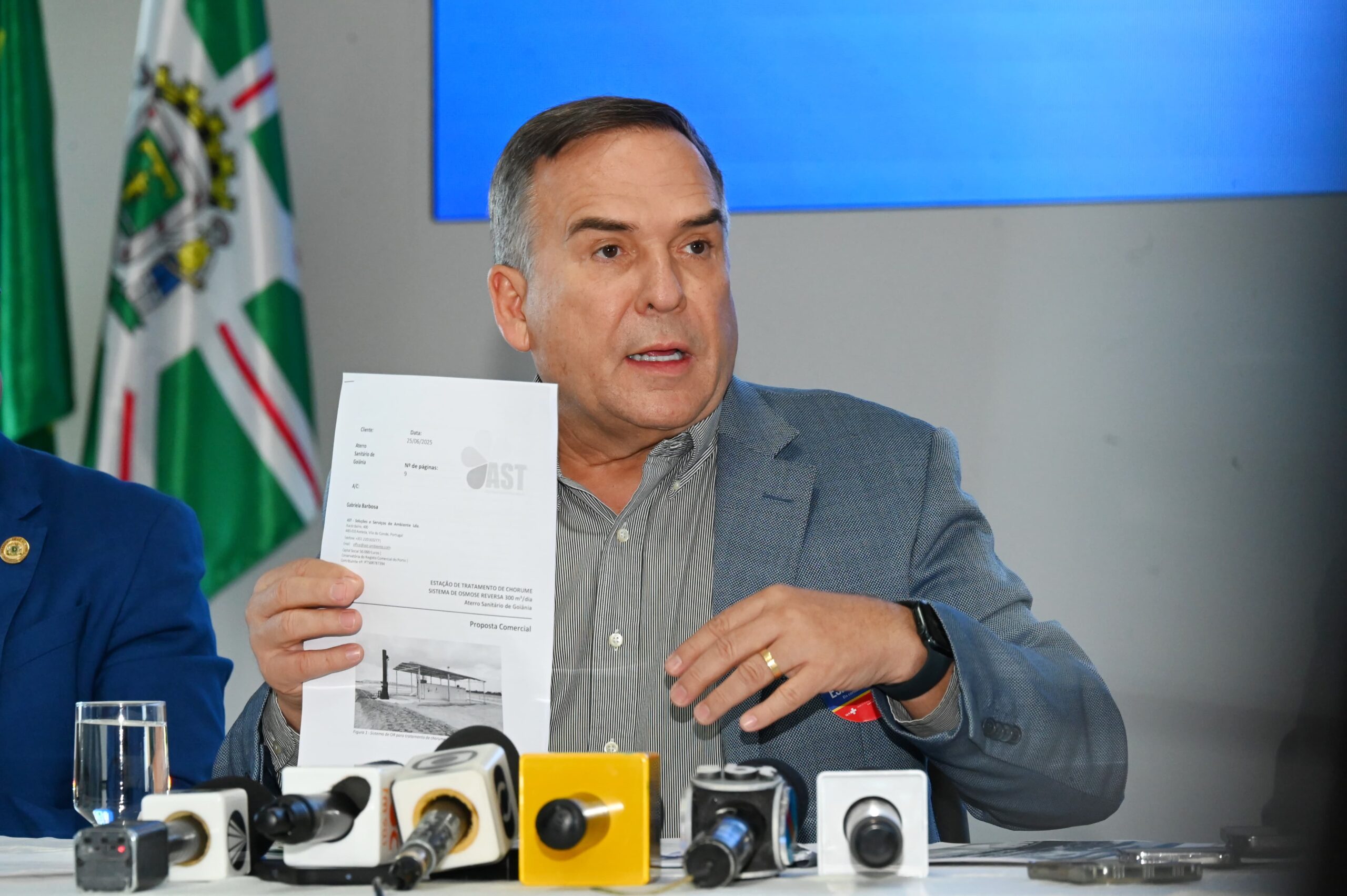 Mabel reafirma condições de funcionamento do aterro sanitário