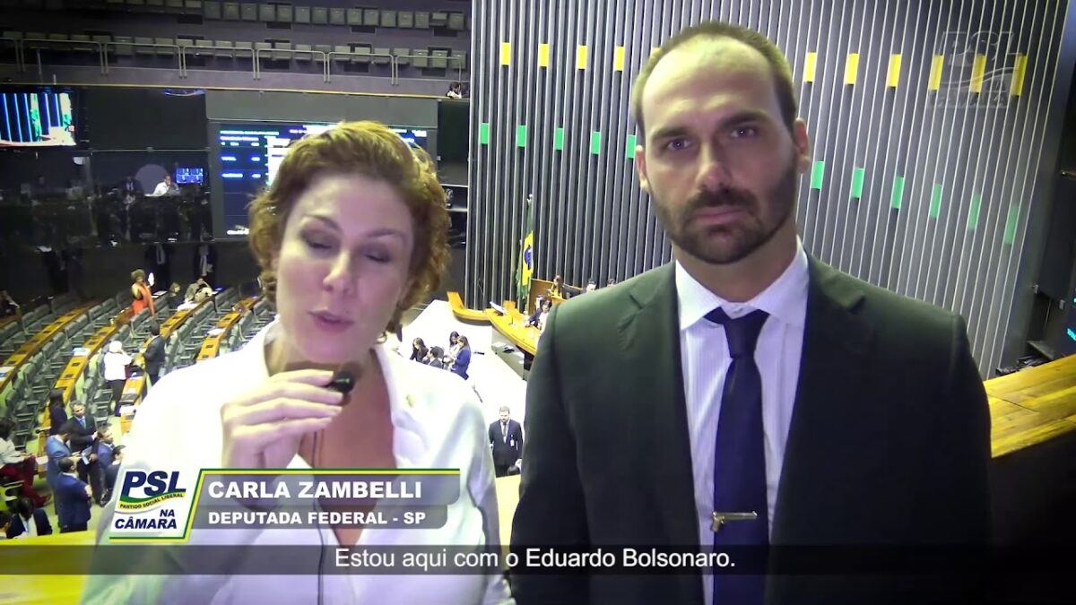 Carla Zambelli e Eduardo Bolsonaro: da ascensão populista à fuga da justiça