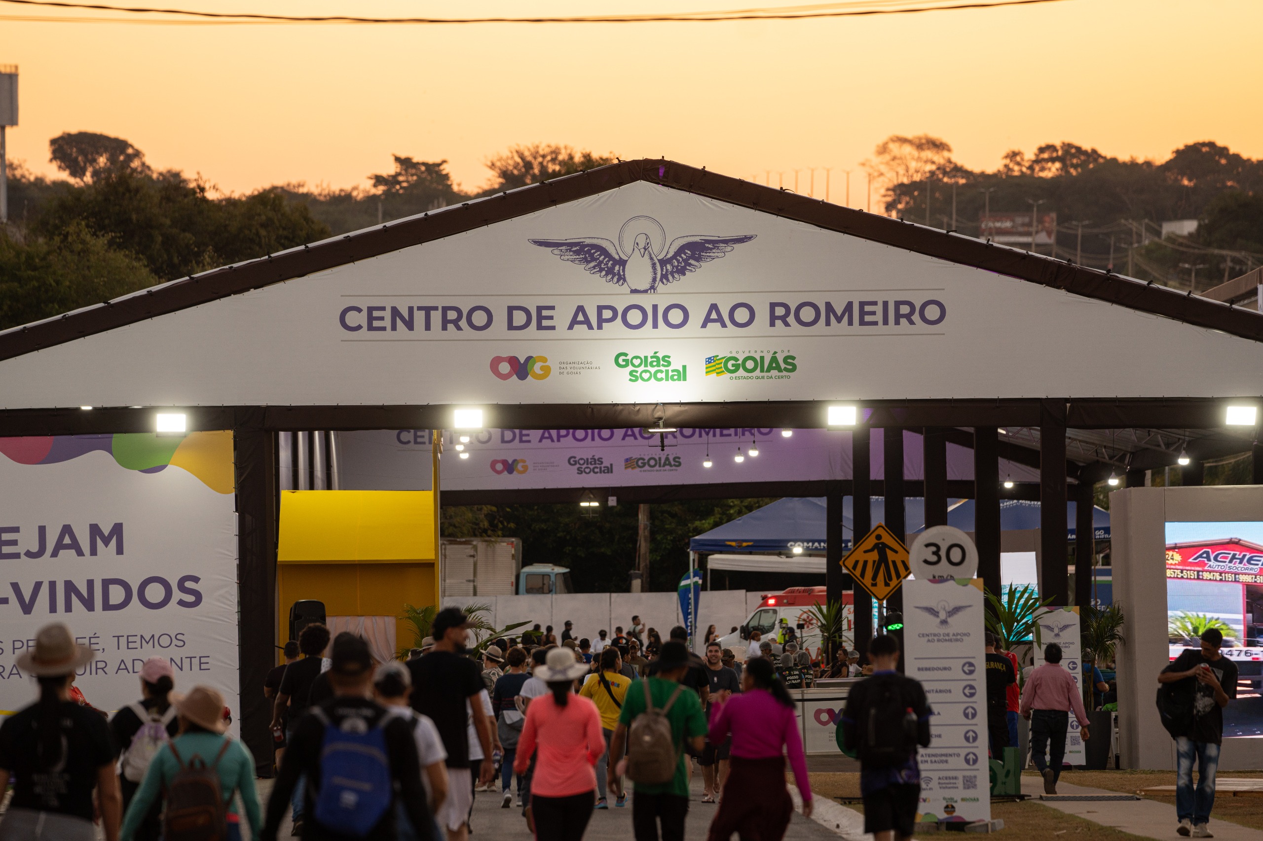 Quase 300 mil romeiros já passaram pelo Centro de Apoio da OVG