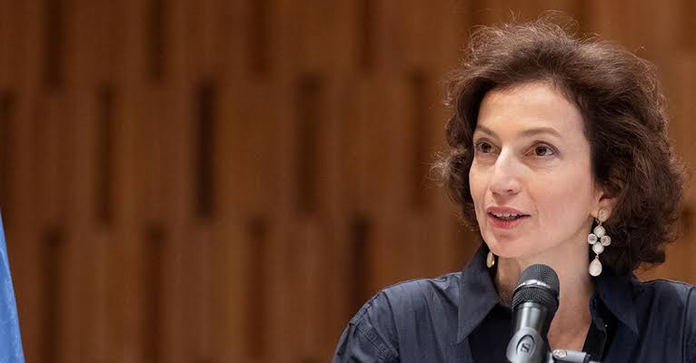 Audrey Azoulay, Diretora-Geral da UNESCO.