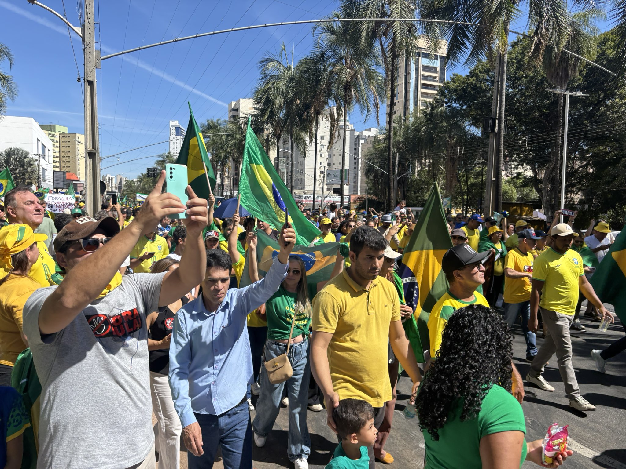 Manifestação em Goiânia