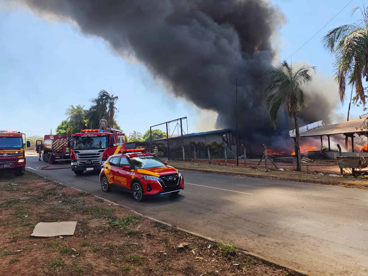 incêndio Senador Canedo