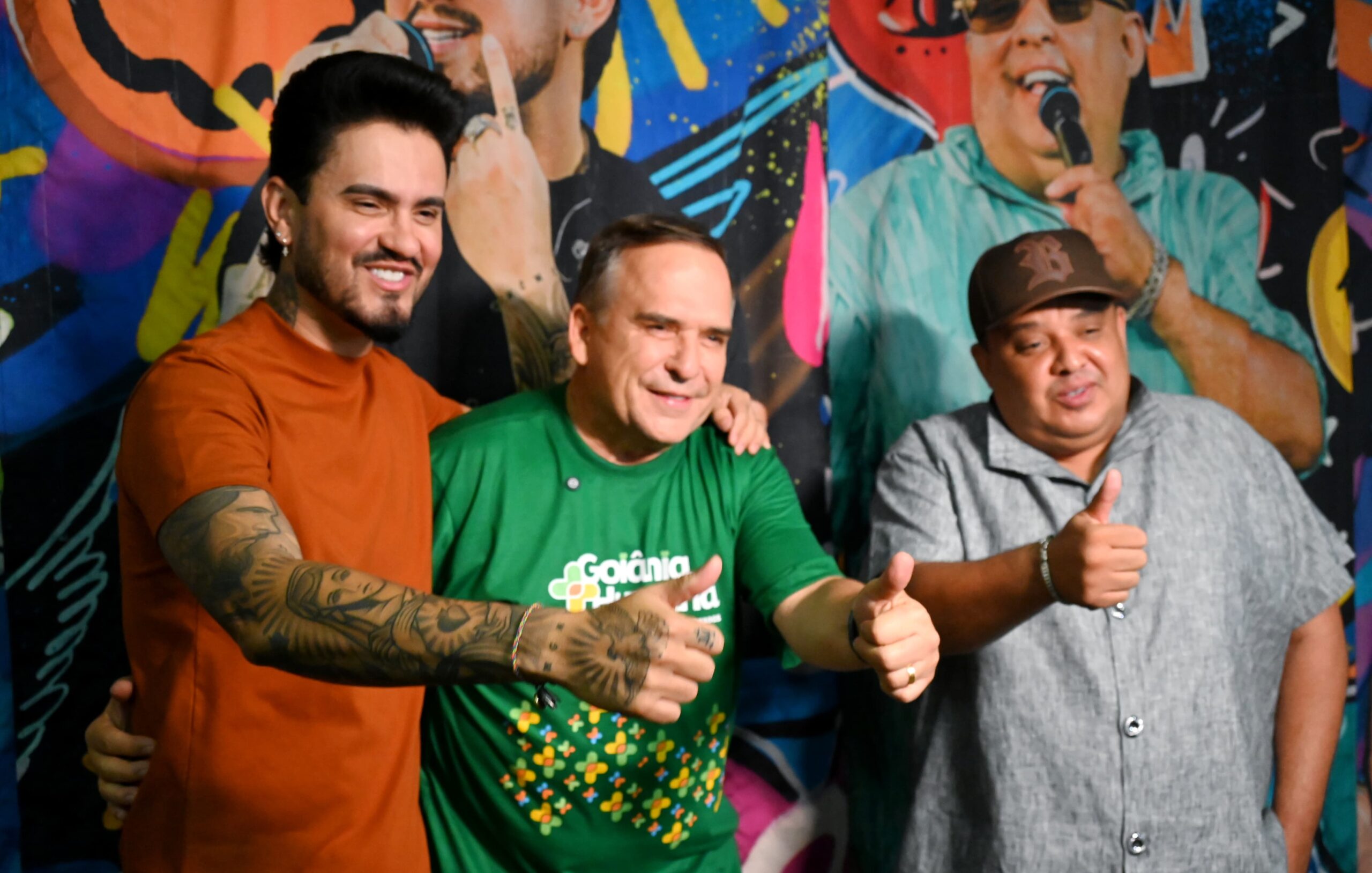 Mabel e Humberto e Ronaldo - Goiânia + Humana: show de Humberto & Ronaldo marca anúncio de 100 mil luminárias instaladas