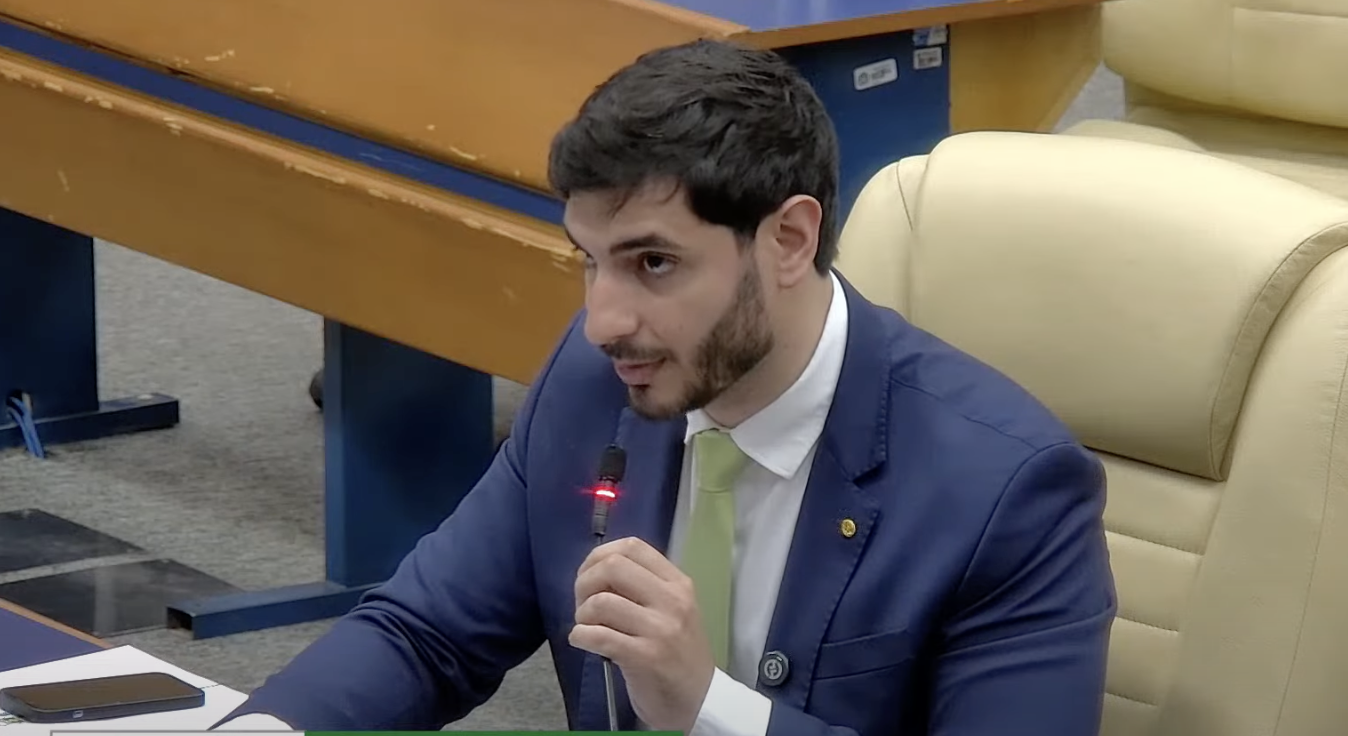 Michel Magul (PSDB), vereador em exercício, em setembro de 2025 - Foto: Reprodução