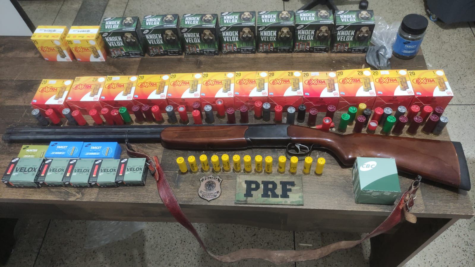 PRF arma munições