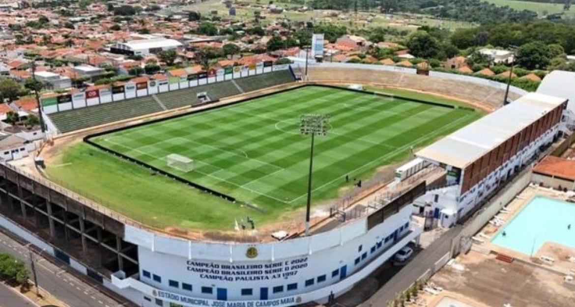 Estádio Maião, onde o Mirassol manda seus jogos