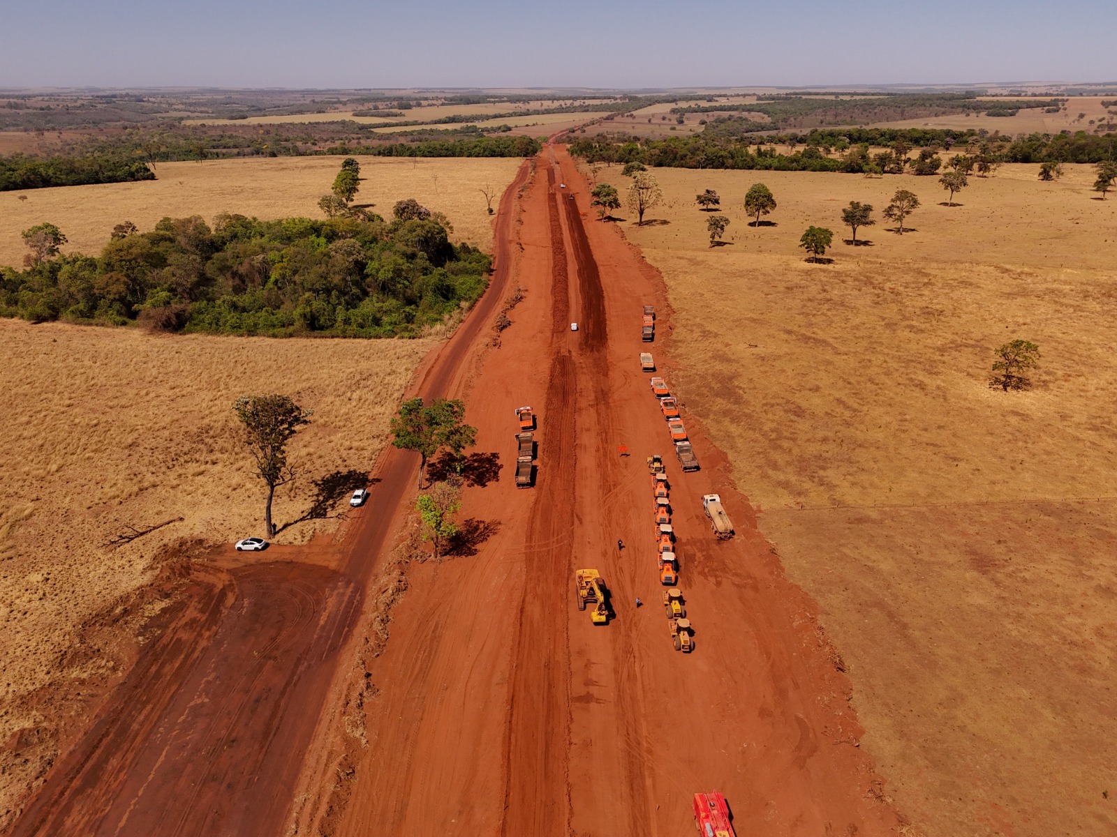 Fundeinfra, Ifag - obras de pavimentação das GOs 178 e 180, na região de Jataí, no Sudoeste goiano