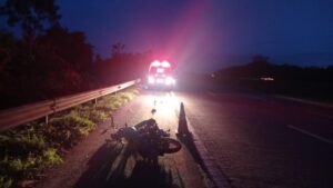 acidente motociclista Abadiânia