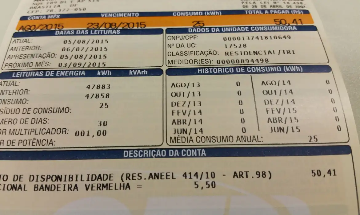 energia elétrica
