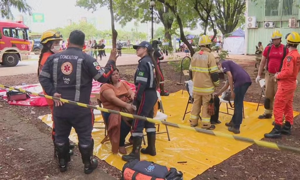 Incêndio em Ministério das Mulheres em Brasília deixa seis feridos