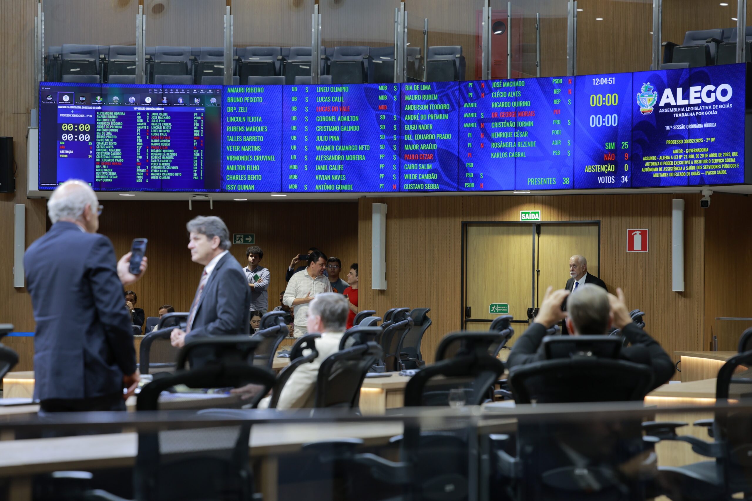 Parlamento aprova cobrança para dependentes do Ipasgo Saúde