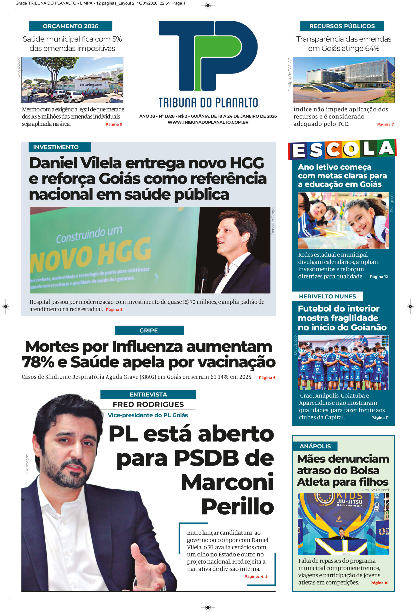 EDIÇÃO Nº 1.828 – GOIÂNIA, DE 11 A 17 DE JANEIRO DE 2026