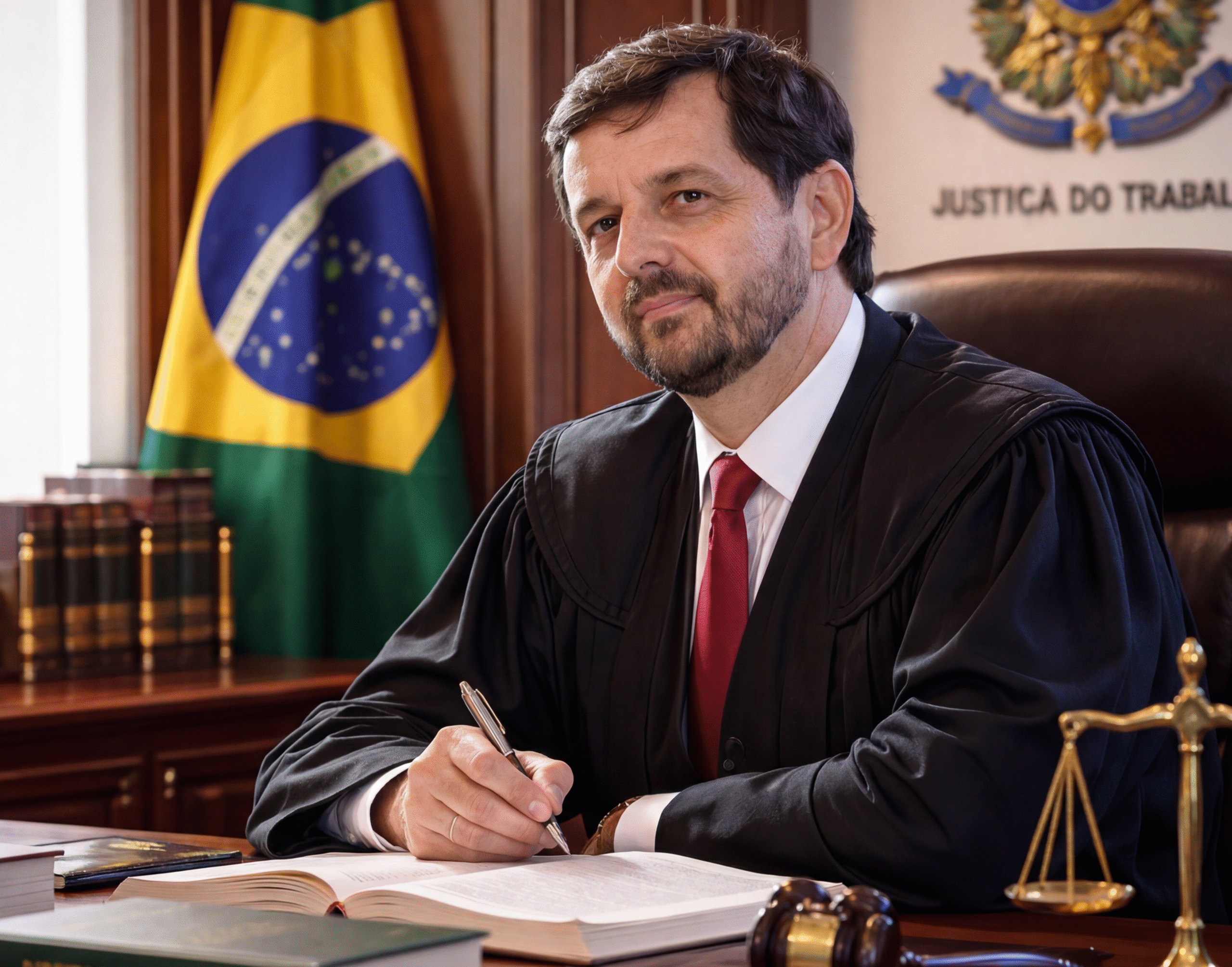 Luciano Santana Crispim foi promovido ao cargo de desembargador federal do Trabalho pelo critério de merecimento _ Divulgação