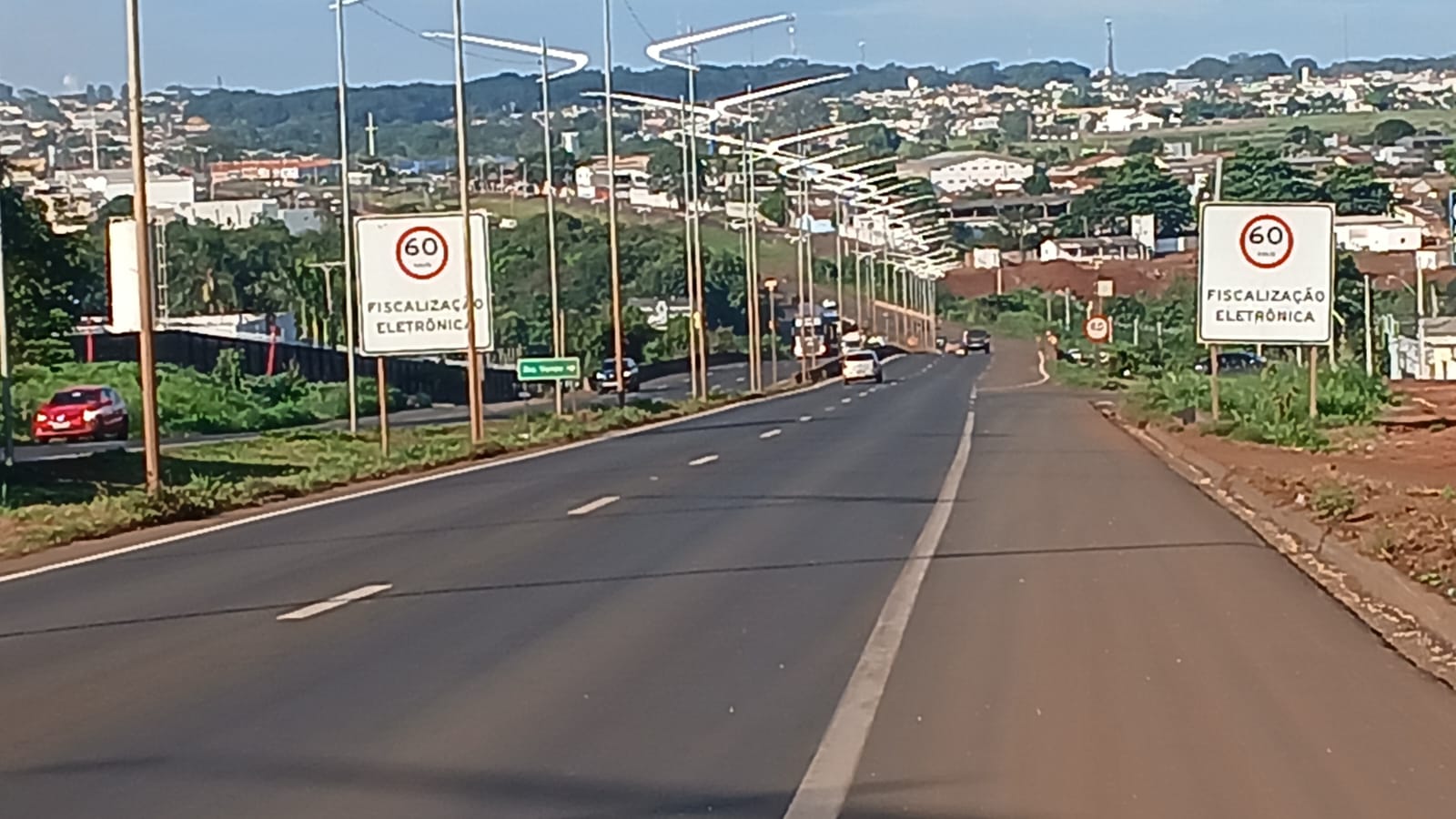 A Rota Verde Goiás também está modernizando radares em quatro pontos do trecho urbano de Rio Verde já com a nova velocidade