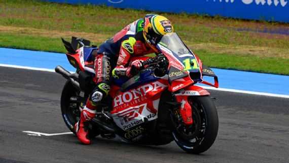 Diogo Moreira durante treino livre da MotoGP - Getty Images