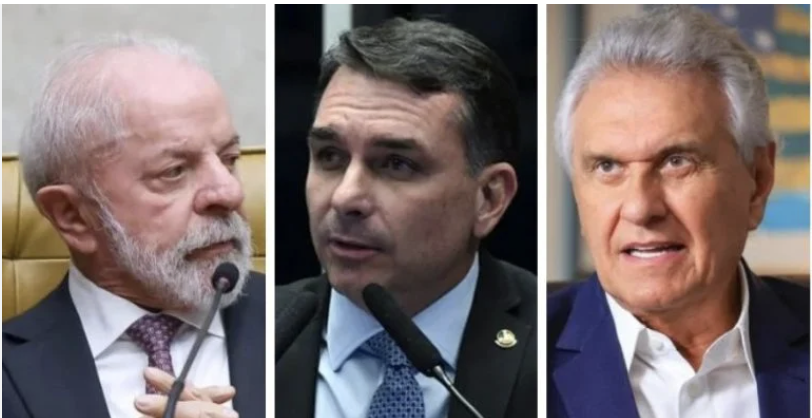 Lula, Flávio e Caiado