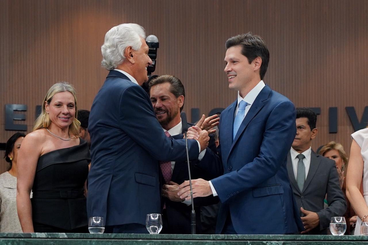 Caiado e Daniel Vilela
