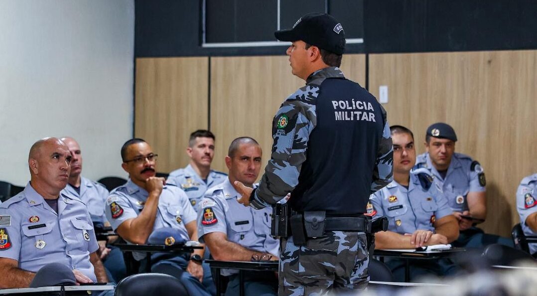 Secretaria da Segurança Pública de Goiás recebe comitiva de oficiais alunos da PM de São Paulo. Destaque para o programa “IA contra o Crime”