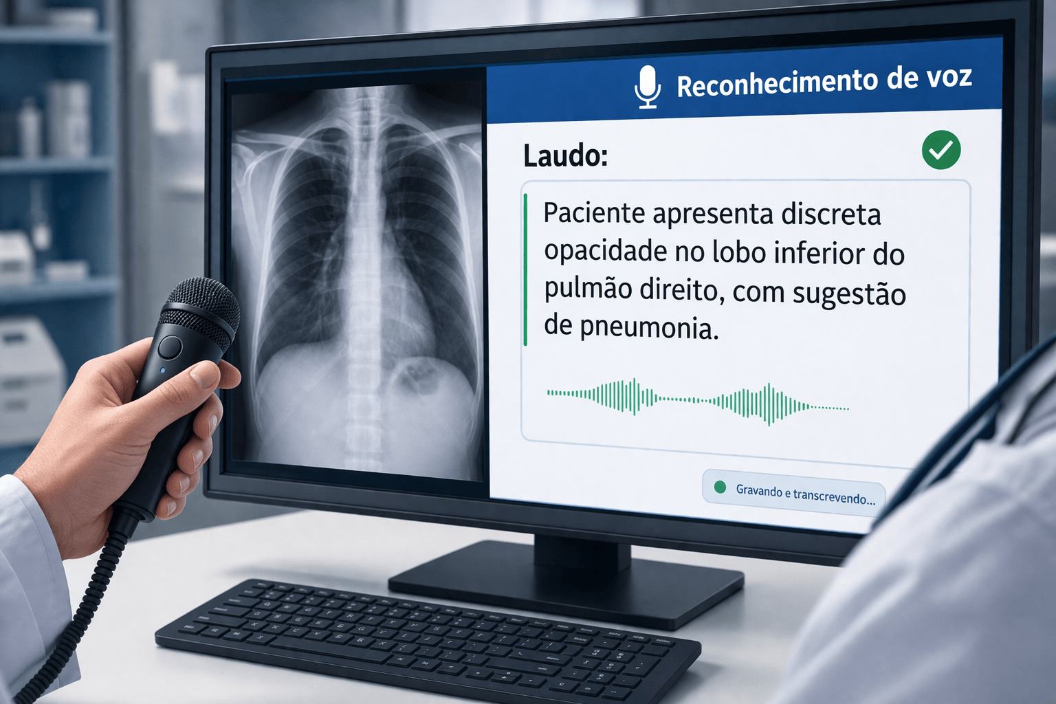 Inteligência artificial transforma criação de laudos médicos e reduz burocracia na saúde